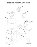 Base and pedestal unit parts