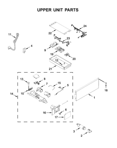 Upper unit parts