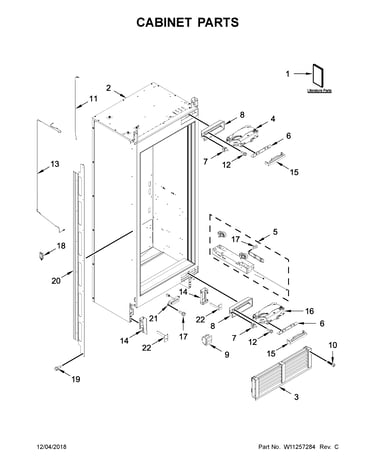 Cabinet parts