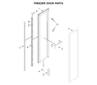 Jenn-Air JBZFL24IGX00 freezer door parts diagram