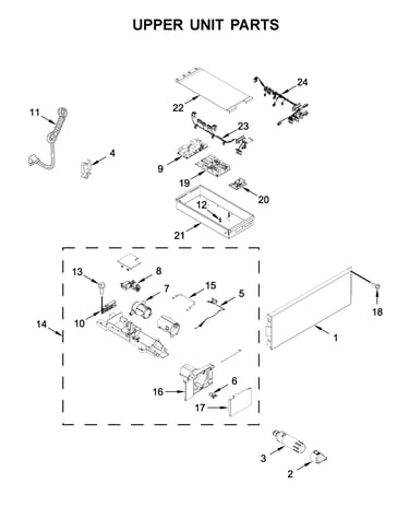 Upper unit parts