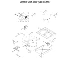 Jenn-Air JBZFL24IGX00 lower unit and tube parts diagram