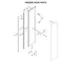 Jenn-Air JBZFL18IGX00 freezer door parts diagram