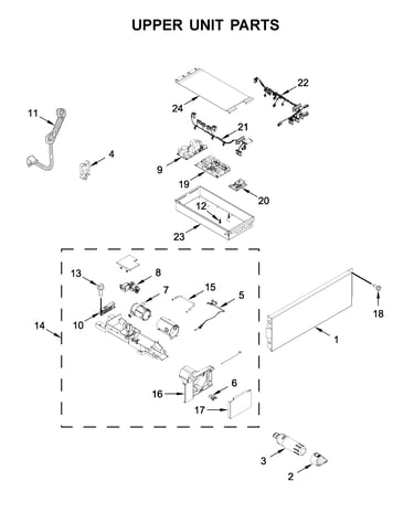 Upper unit parts