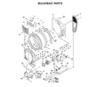 Maytag MED5630HC0 bulkhead parts diagram