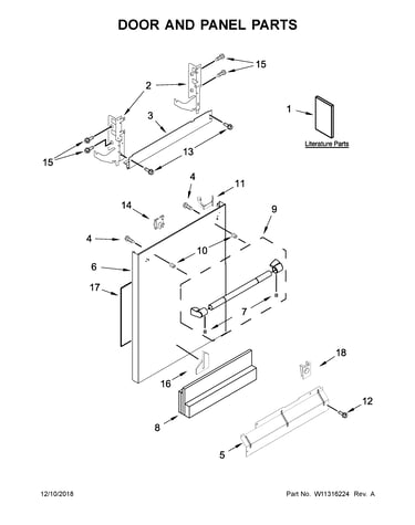 Door and panel parts