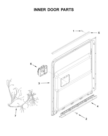 Inner door parts