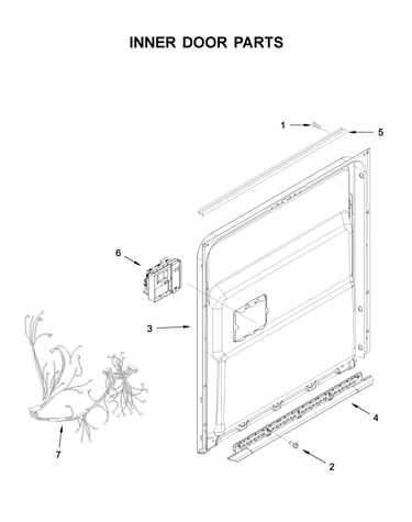 Inner door parts