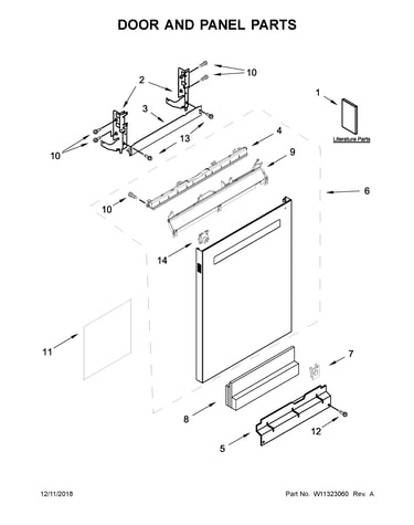 Door and panel parts