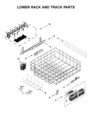 Lower rack and track parts