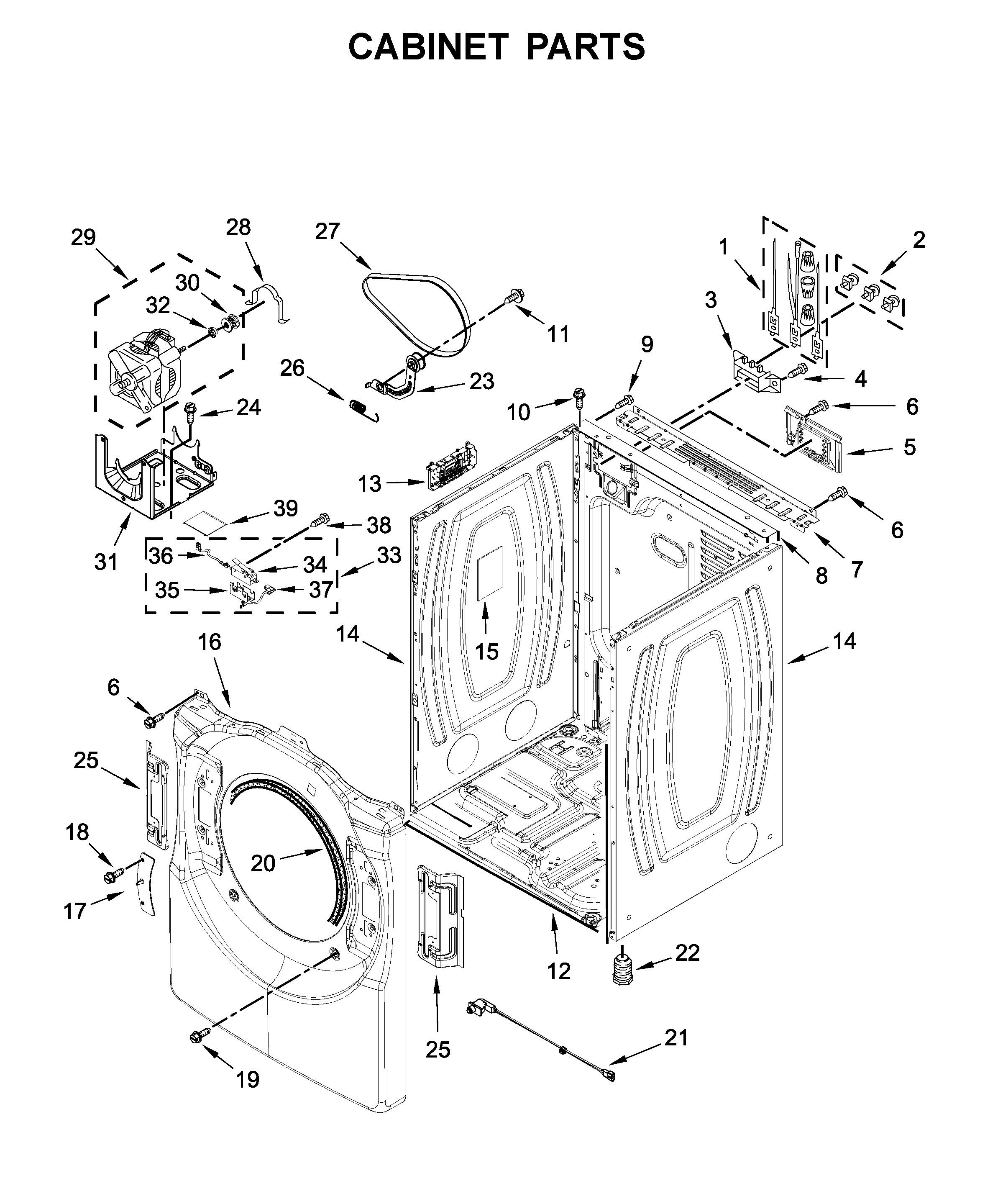 CABINET PARTS