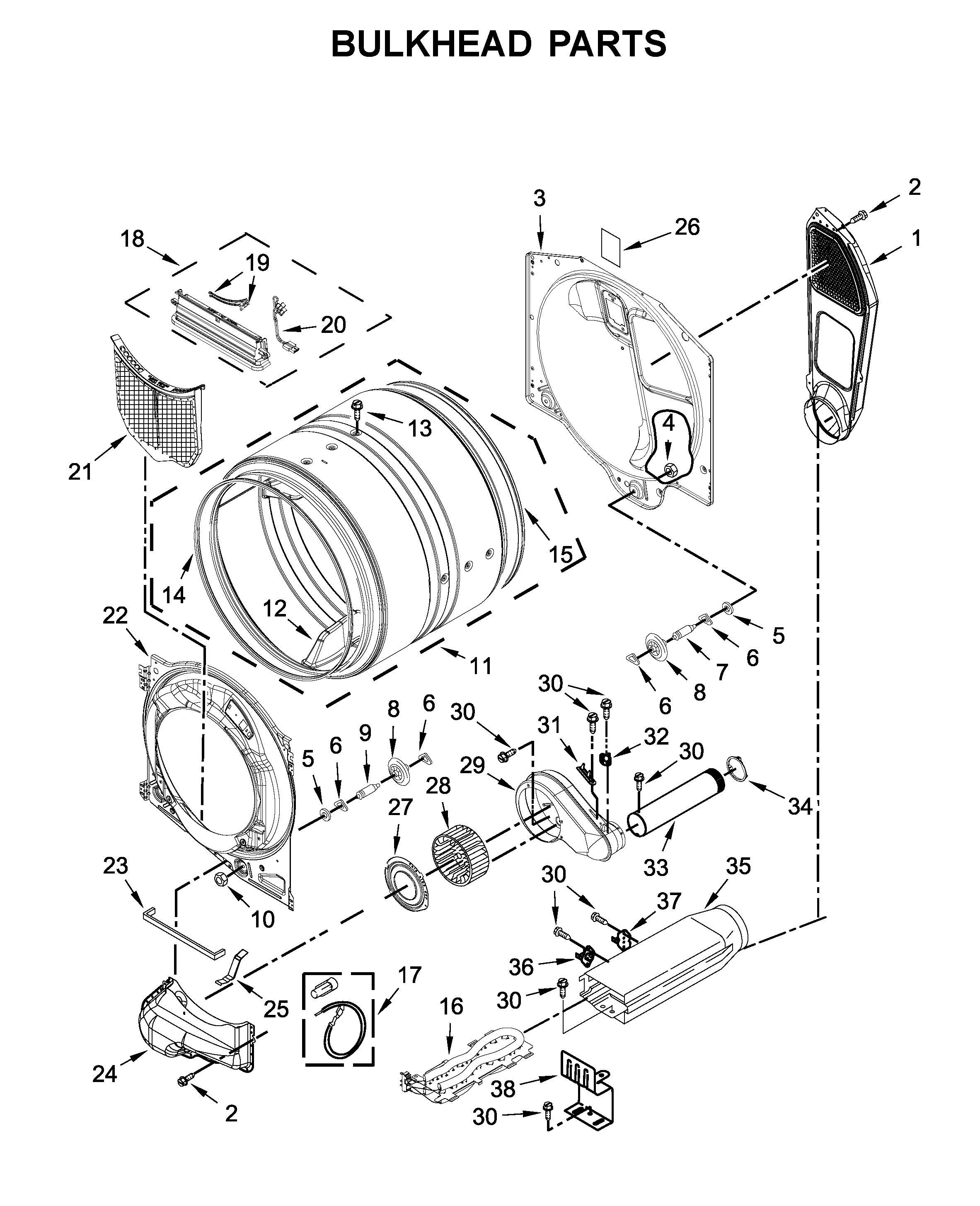 BULKHEAD PARTS