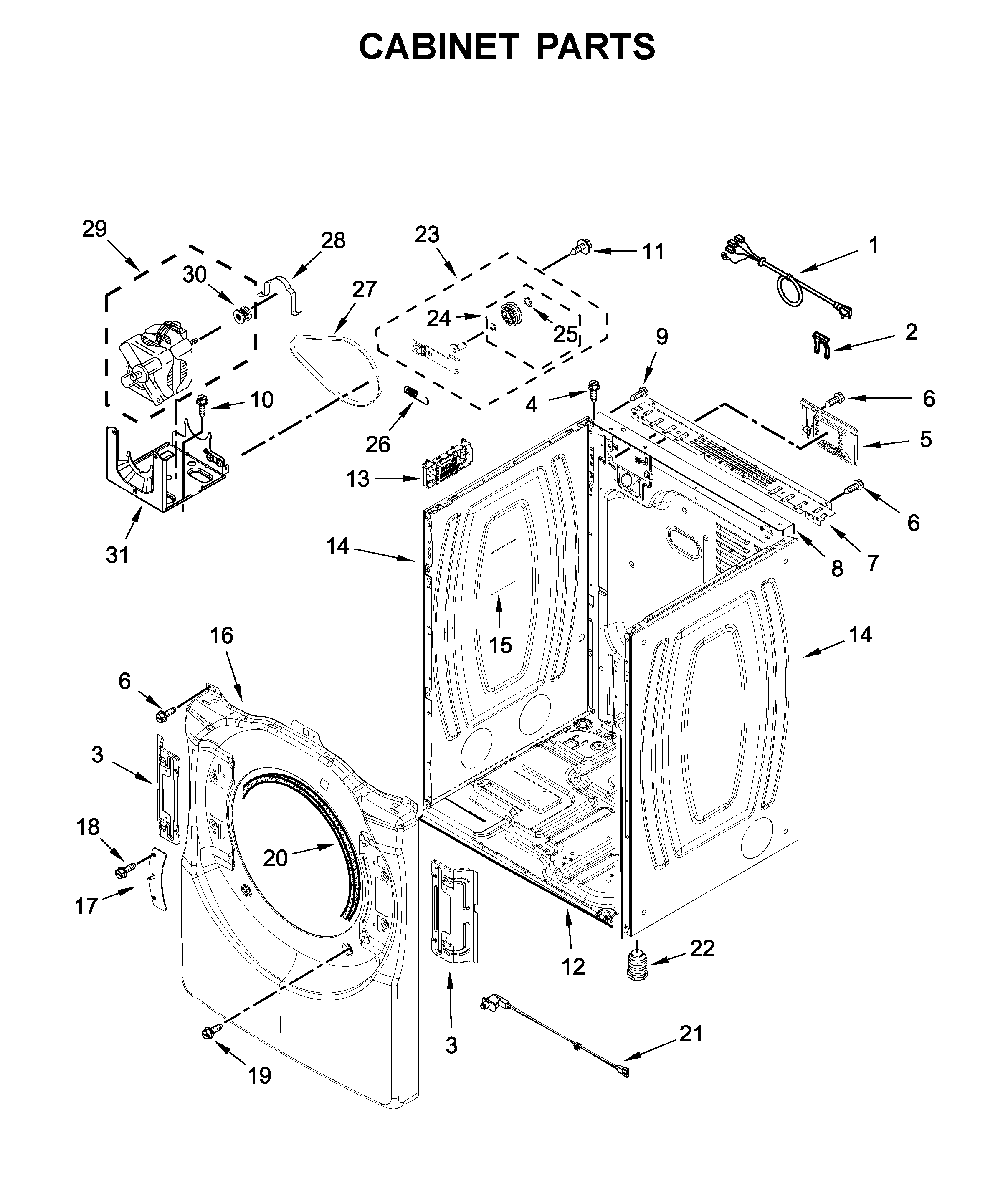 Cabinet parts