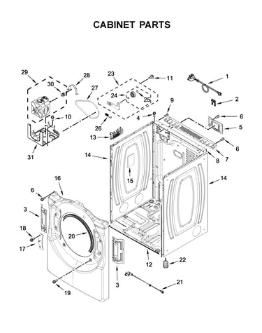 Cabinet parts