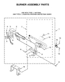 Burner assembly parts