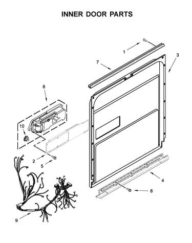 Inner door parts