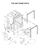 Tub and frame parts