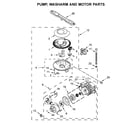 Maytag MDB8979SEZ0 pump, washarm and motor parts diagram
