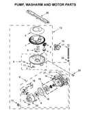 Pump, washarm and motor parts