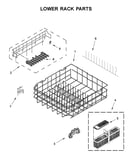 Lower rack parts