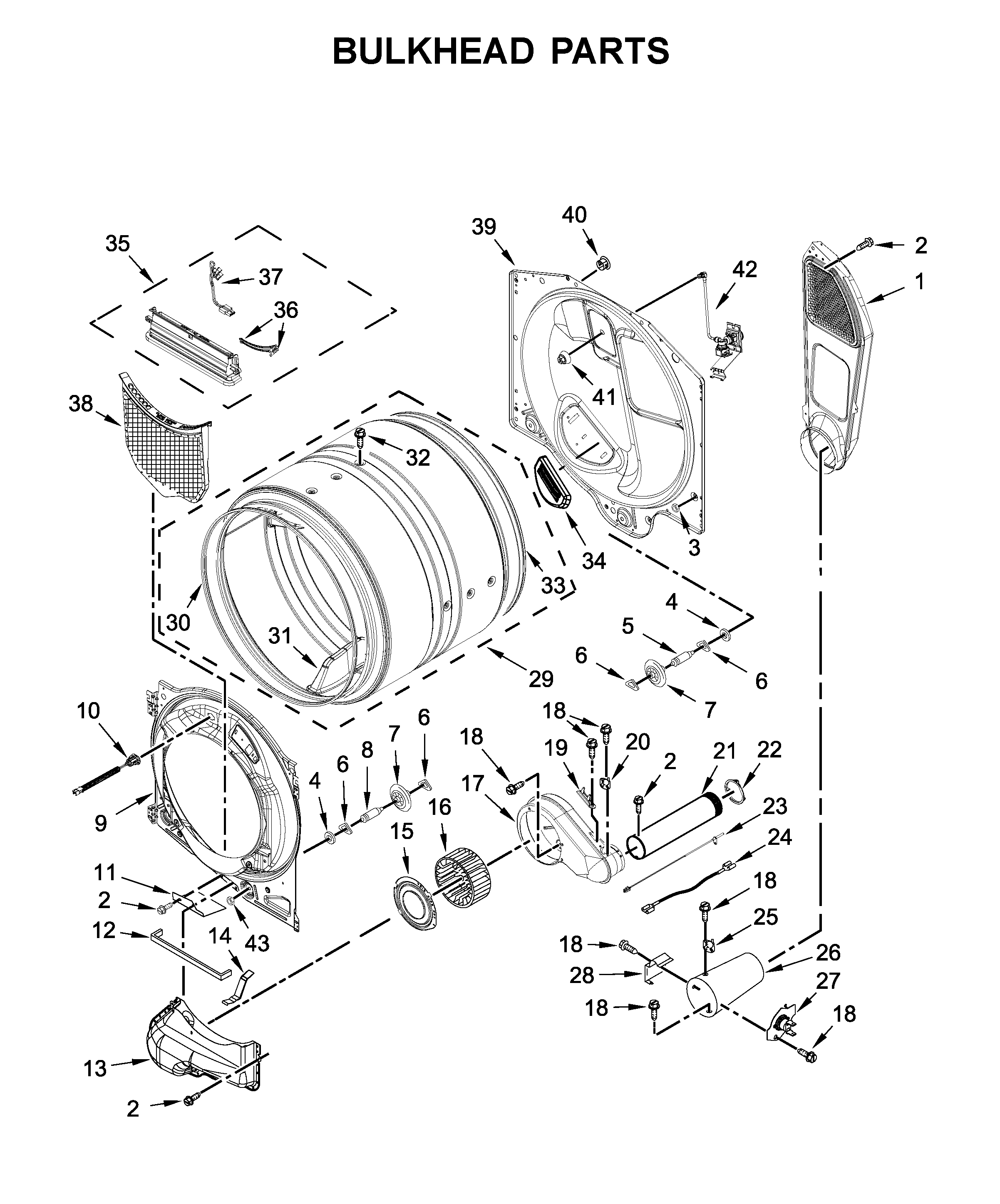 Bulkhead parts