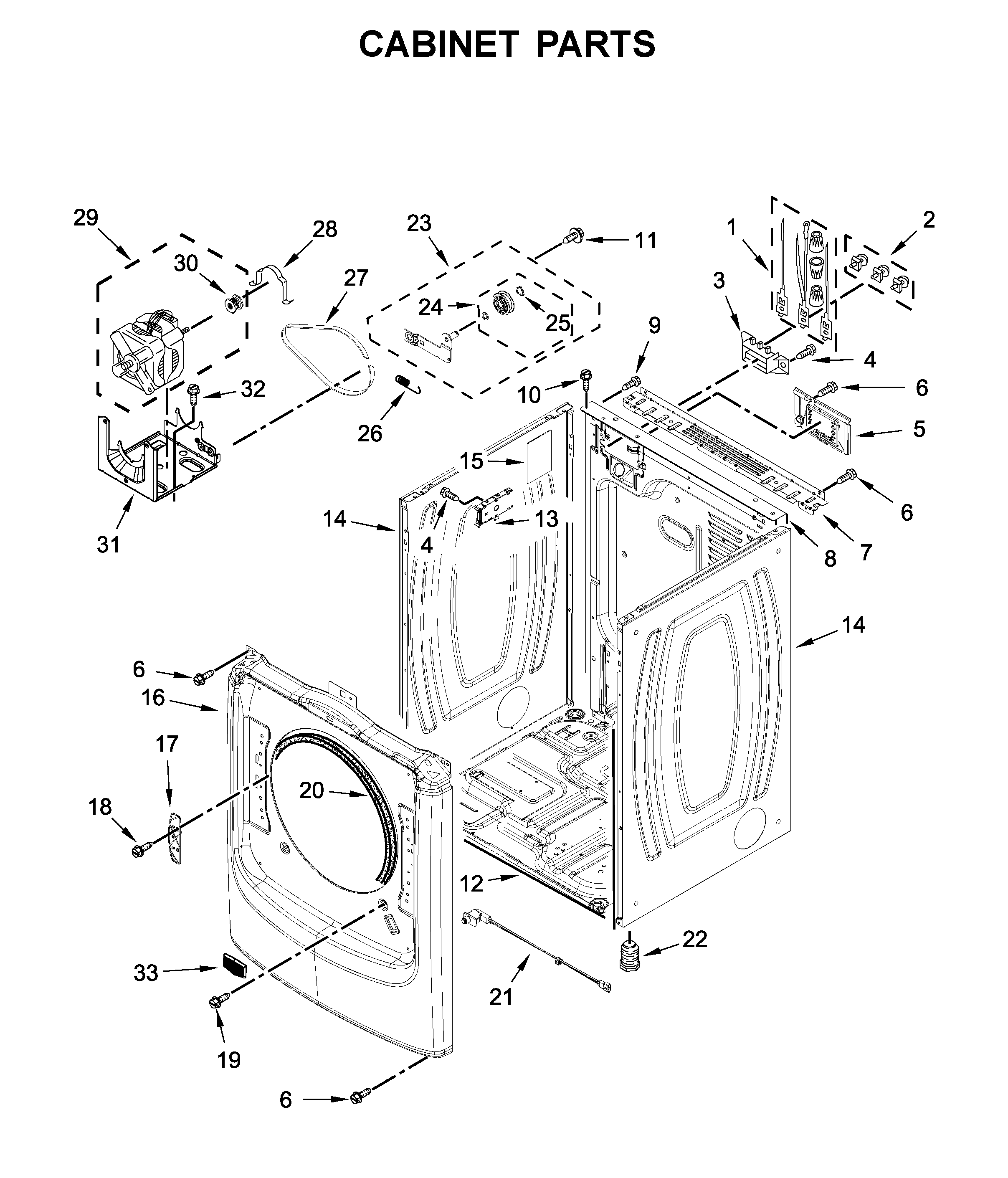 CABINET PARTS