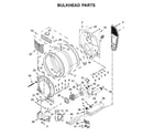 Maytag MED8630HC0 bulkhead parts diagram