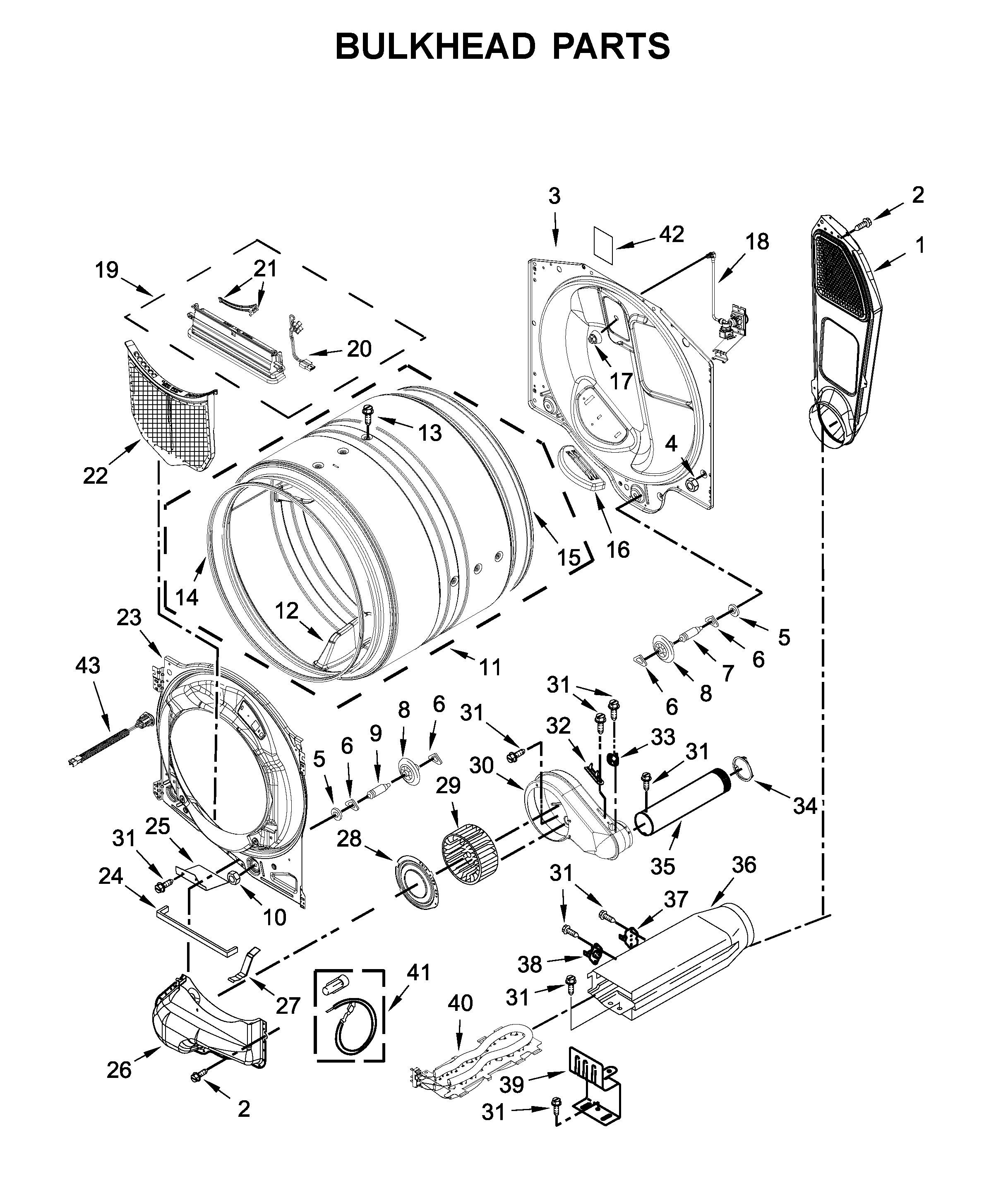 Bulkhead parts