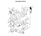 Maytag MED8630HW0 bulkhead parts diagram