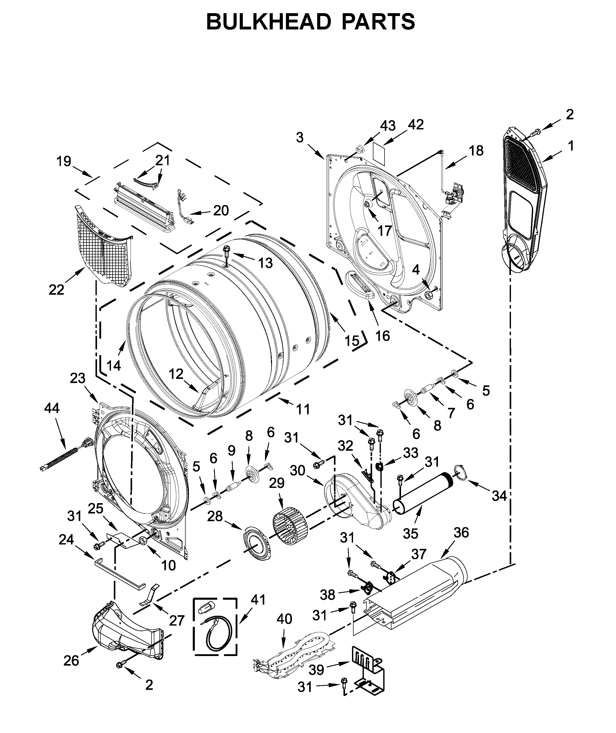 Bulkhead parts