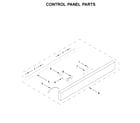 Jenn-Air JMDFS24HM0 control panel parts diagram