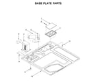 Jenn-Air JMDFS24HM0 base plate parts diagram