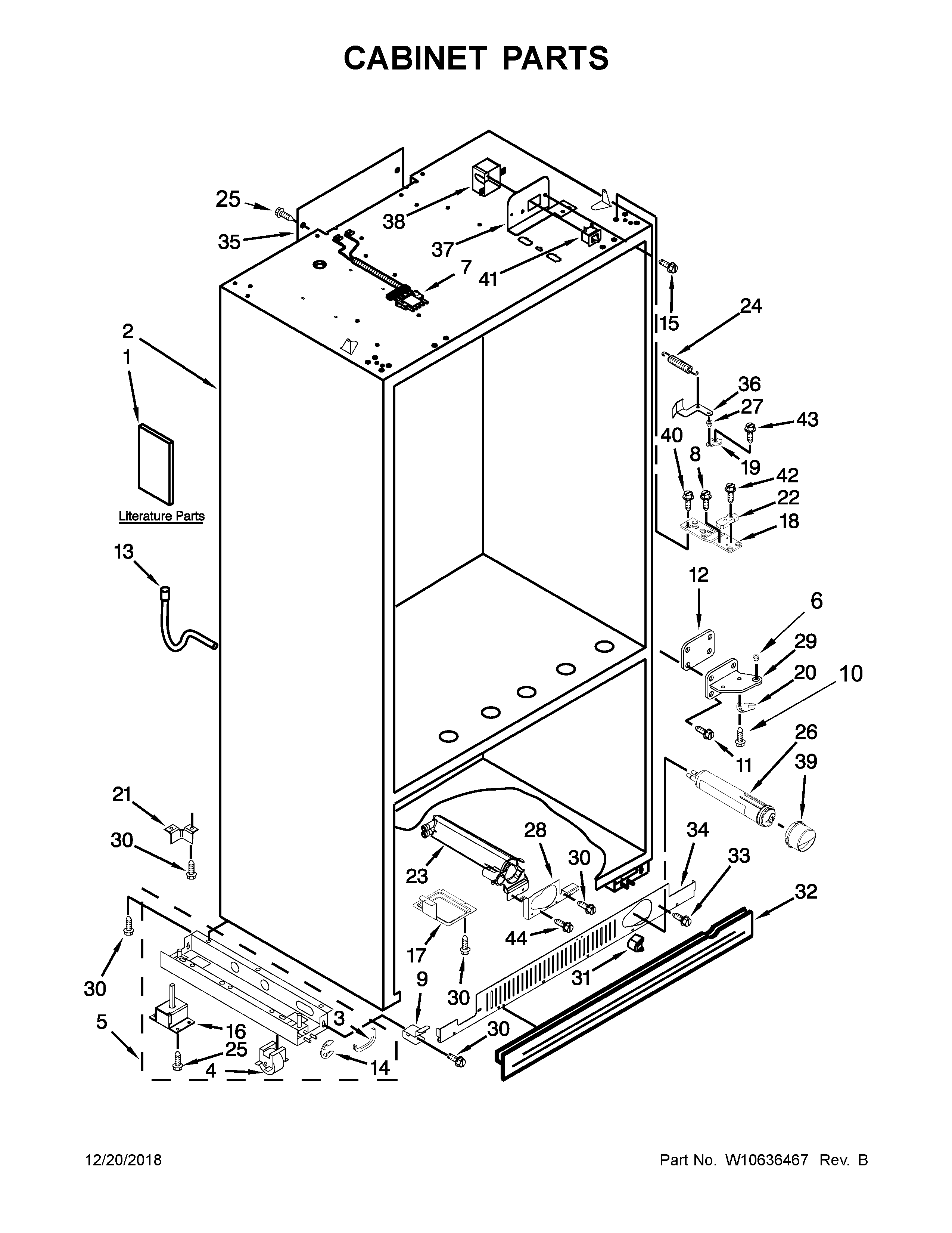 Cabinet parts