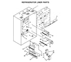 KitchenAid KBFC42FTS08 refrigerator liner parts diagram