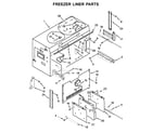 KitchenAid KBFC42FTS08 freezer liner parts diagram