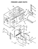 Freezer liner parts