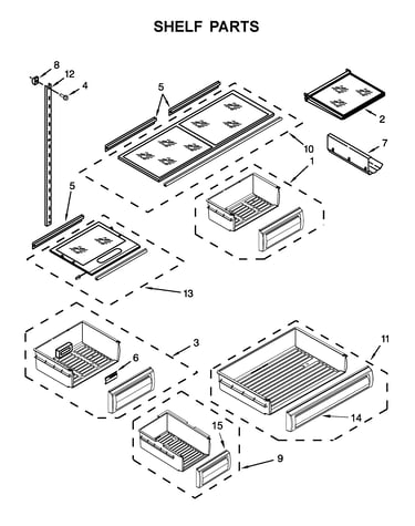 Shelf parts