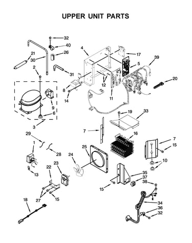 Upper unit parts
