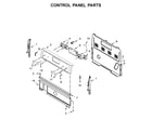 Whirlpool WFC310S0ES2 control panel parts diagram