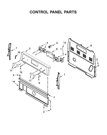 Control panel parts