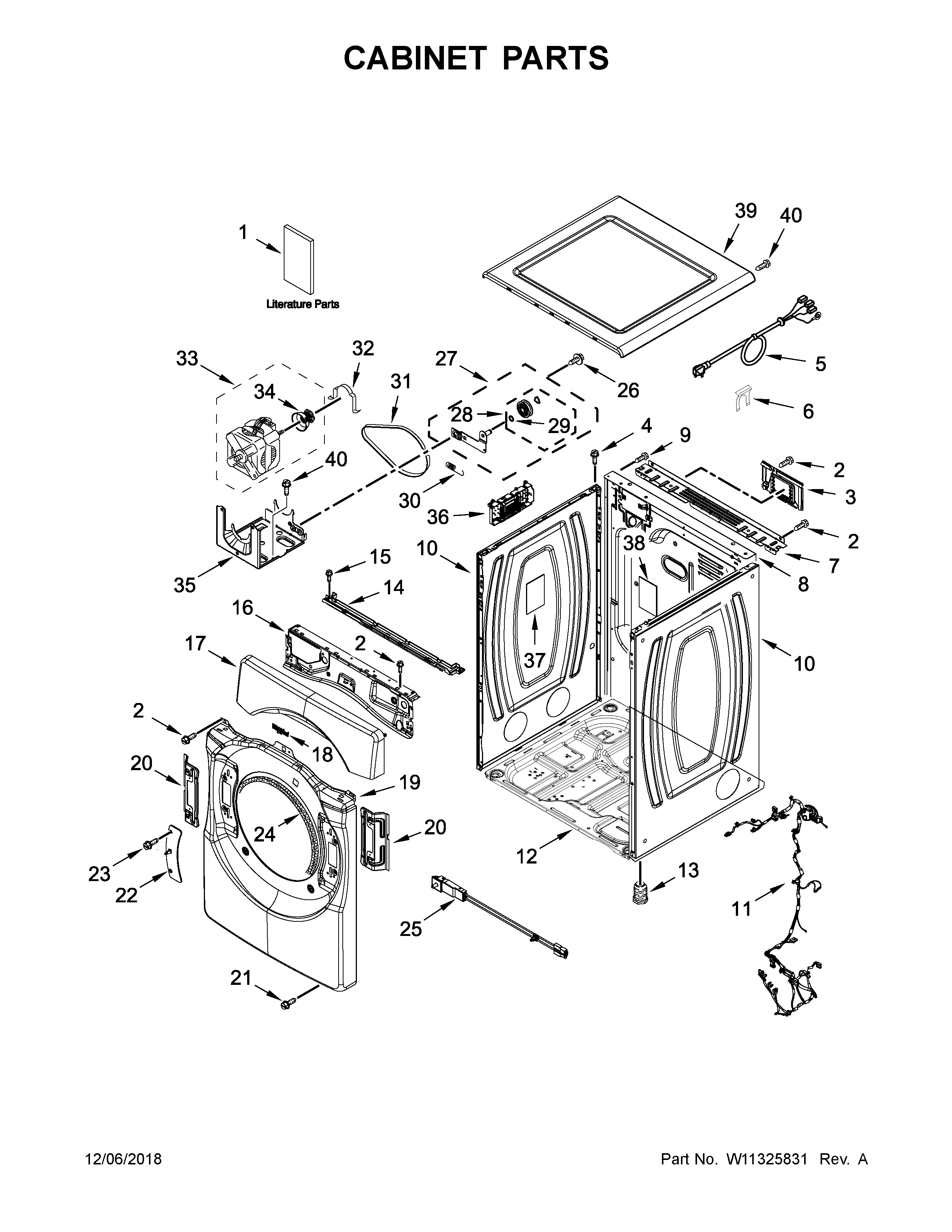 Cabinet parts