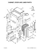 Cabinet, door and liner parts