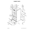 Whirlpool WRF757SDHV00 cabinet parts diagram