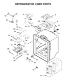 Refrigerator liner parts