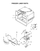 Freezer liner parts