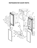 Refrigerator door parts