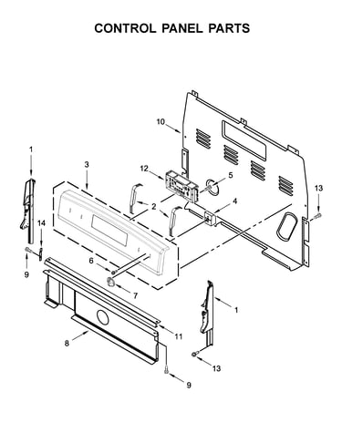 Control panel parts