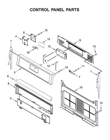 Control panel parts