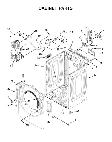 Cabinet parts