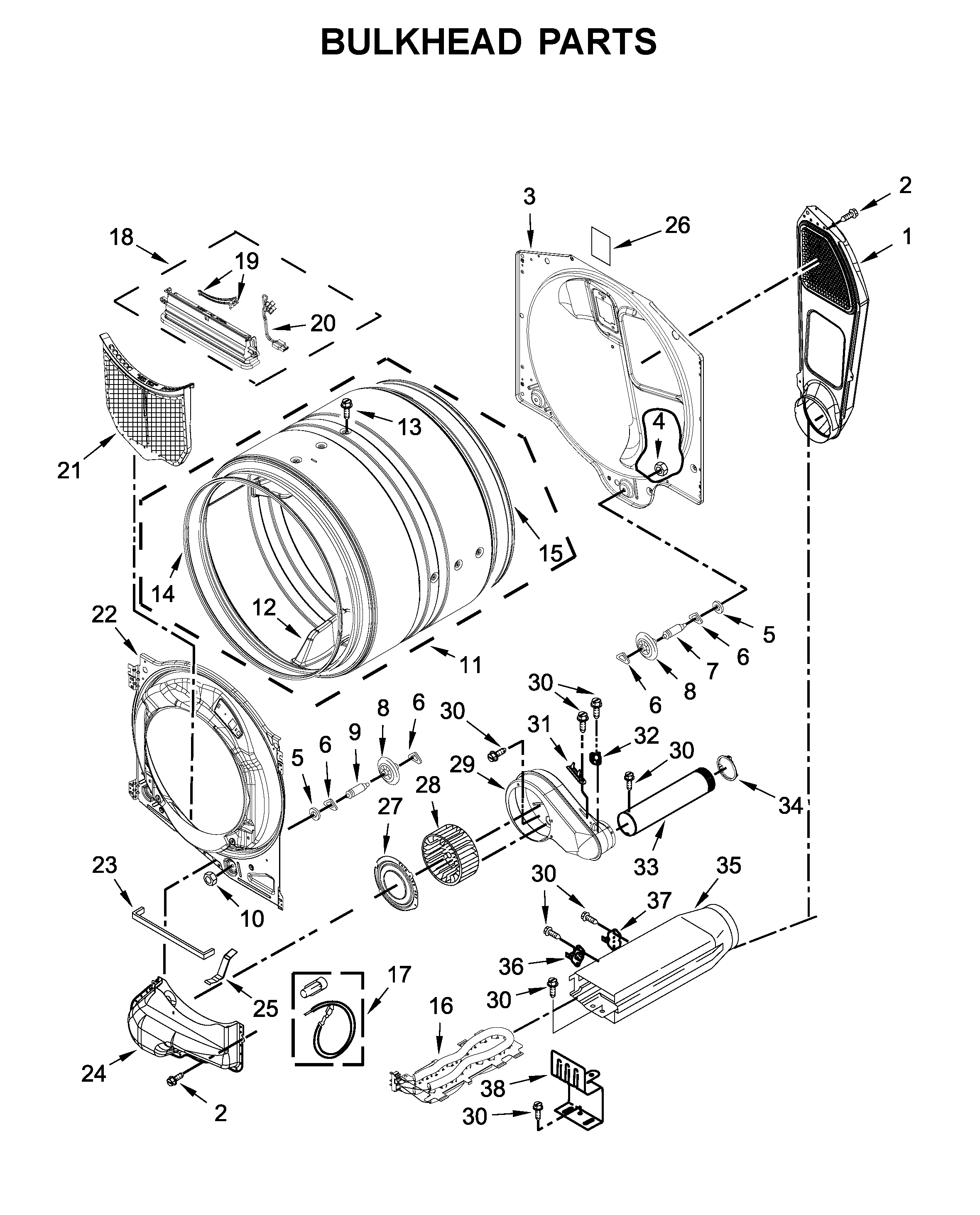 Bulkhead parts